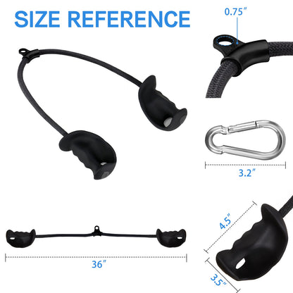 Bicep Rope with Ergonomic Grip