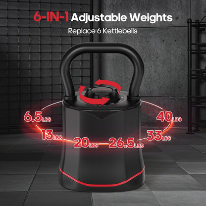 FasBrand Adjustable Kettlebell Weight Set