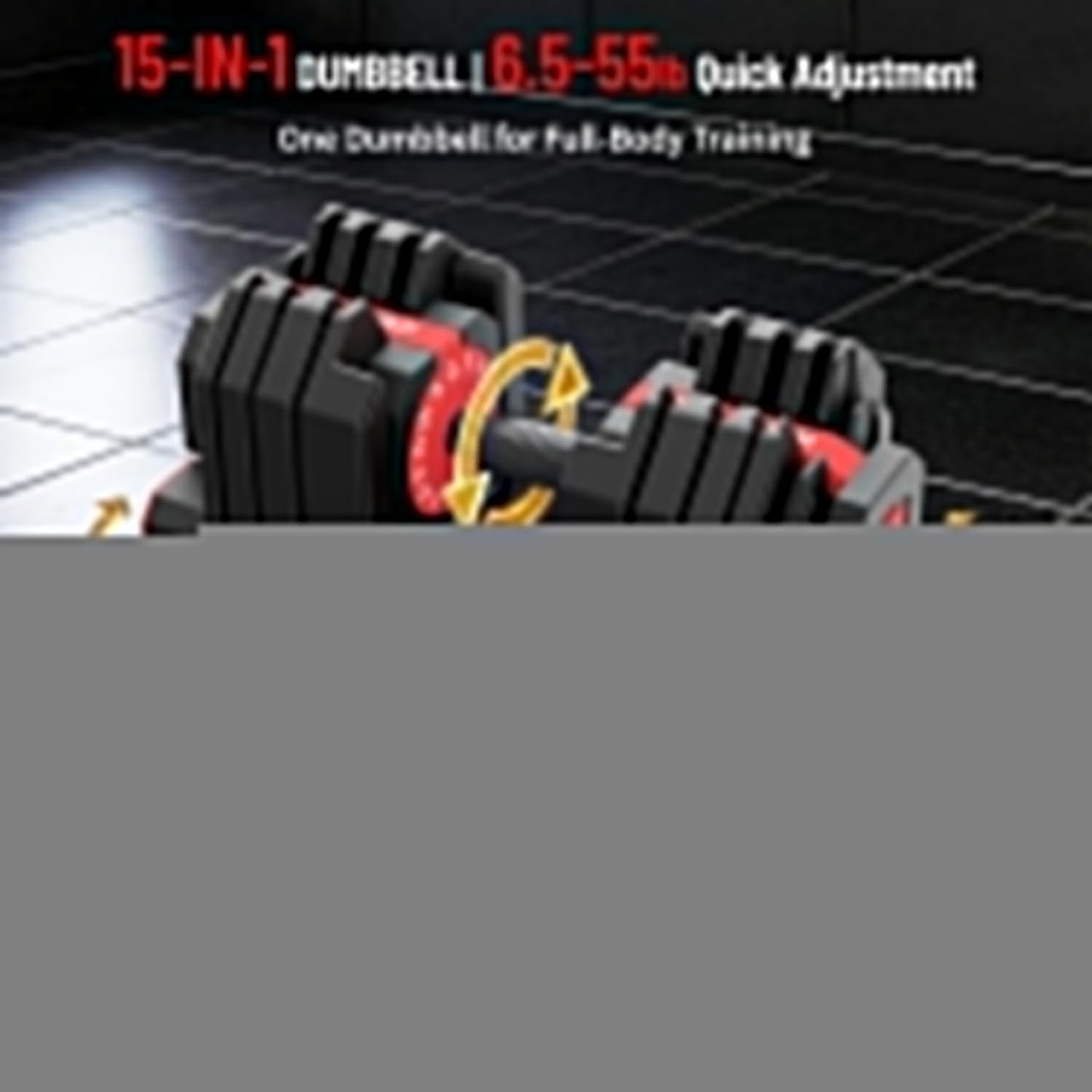 FasBrand QuickSwitch Pro 55lb Adjustable Dumbbells (Pair)