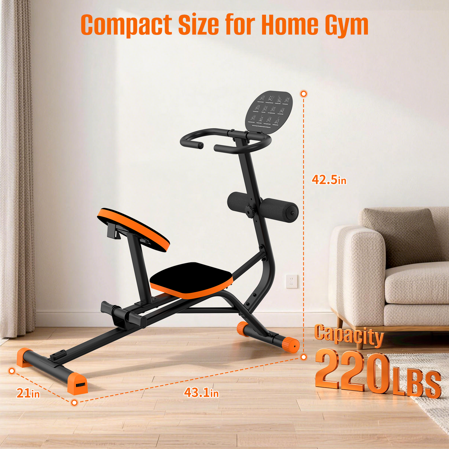 FasBrand Quiet Stretching Machine | Full Body, Back & Lumbar Training for Home Gym