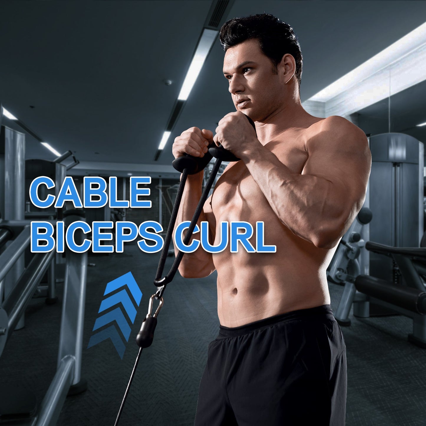 Bicep Rope with Ergonomic Grip