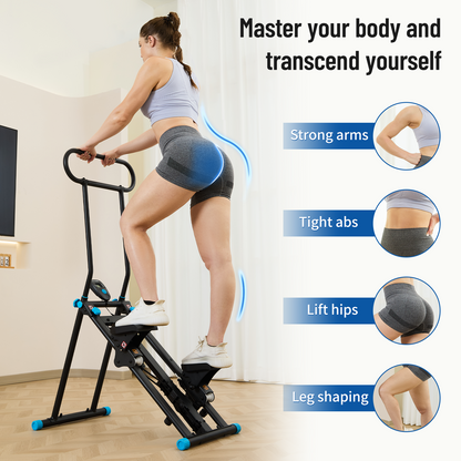 FasBrand 6-Level Adjustable Resistance Foldable Stair Climber (350lbs)