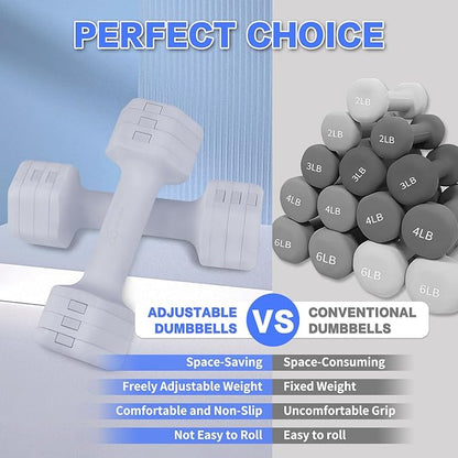 FasBrand Adjustable Dumbbells Set