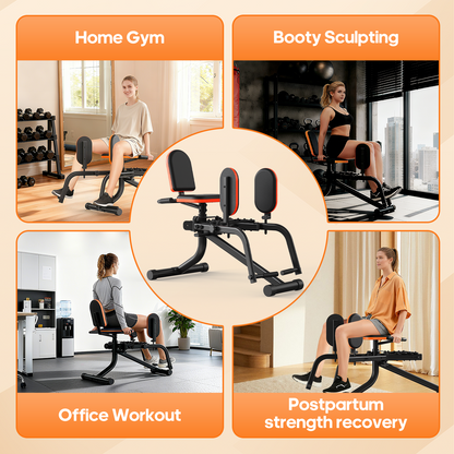 FasBrand Home Fitness Hip Abduction/Adduction Trainer — Compact Leg Exercise Equipment
