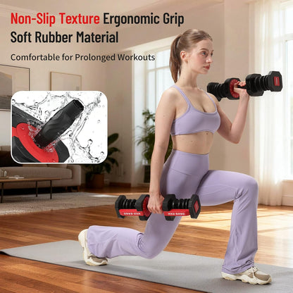FasBrand QuickSwitch Pro 55lb Adjustable Dumbbells (Pair)